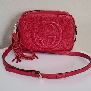 Gucci soho disco bag red